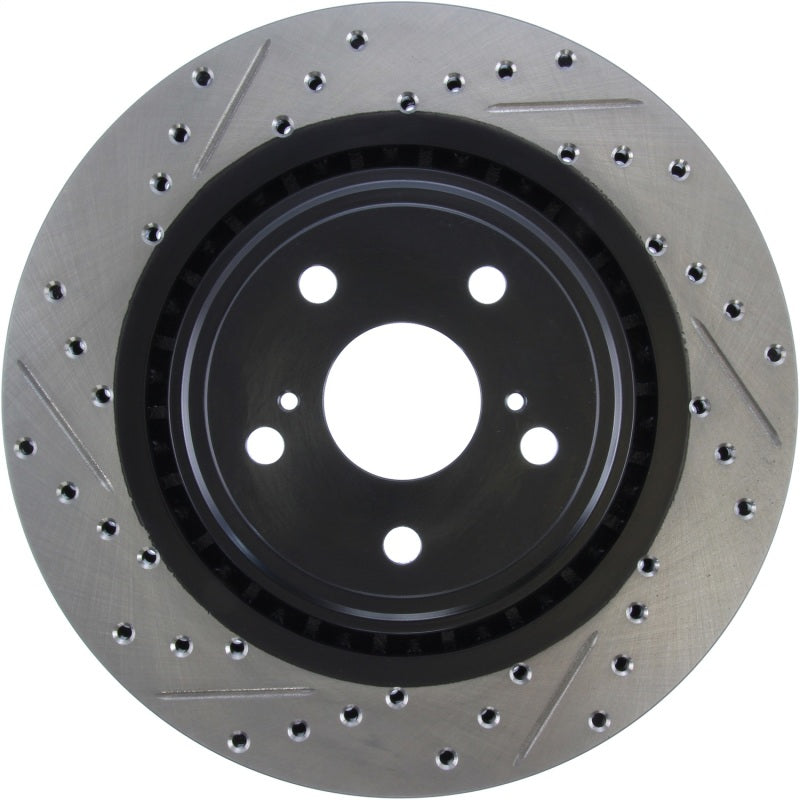 Load image into Gallery viewer, Stoptech 127.44158R ST Slot &amp; Drill Brake Rotors
