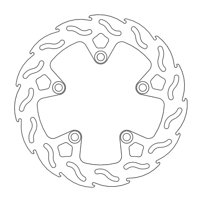 Moto-Master 110280 Flame Brake Disc