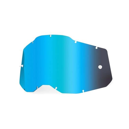 100% Replacement Sheet Lens for AC2/ST2 Junior Goggles - Mirror Blue Lens