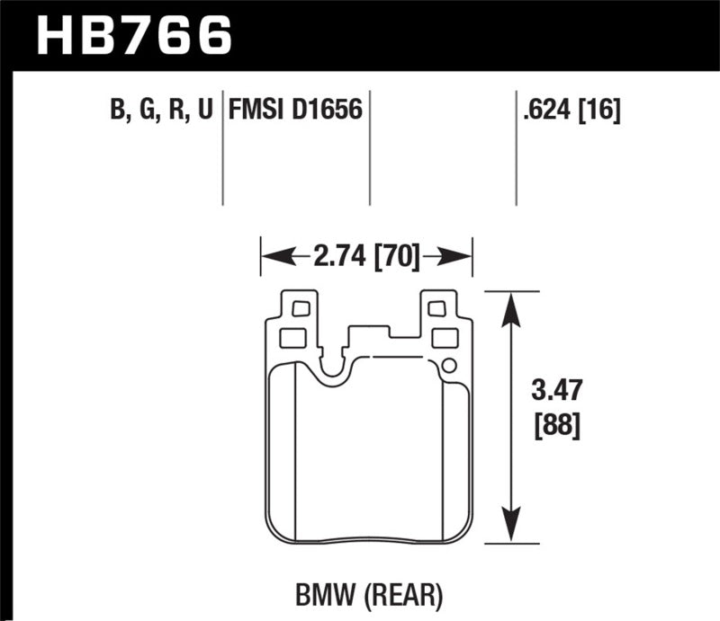 Load image into Gallery viewer, Hawk Performance HB766Z.624 HAWK Ceramic Brake Pad Sets
