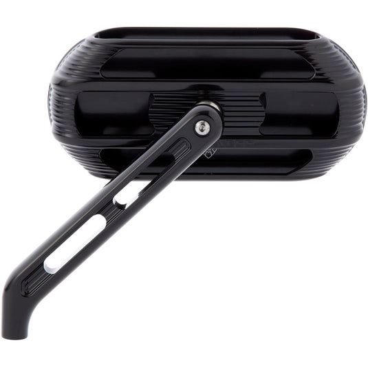 Arlen Ness 510-000 Caged Series Sidekick Mirror - Left - Black