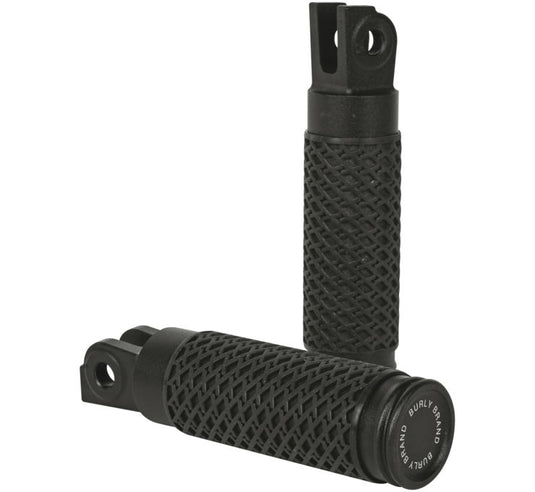 Burly Brand B13-1204B Slash Cut Footpegs Rider For Rebel
