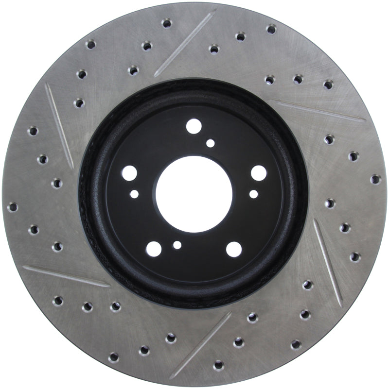 Load image into Gallery viewer, Stoptech 127.40046L ST Slot &amp; Drill Brake Rotors
