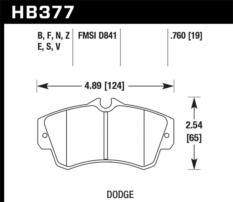 Load image into Gallery viewer, Hawk Performance HB377F.760 HAWK HPS Brake Pad Sets
