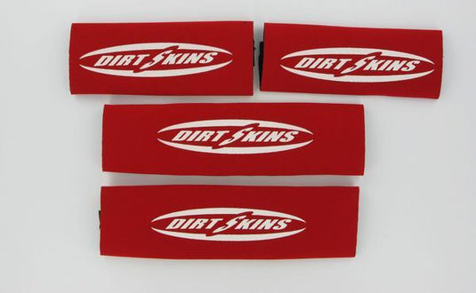Schampa DSFRKSKN01-3 Dirt Skins - Fork Skins - Red