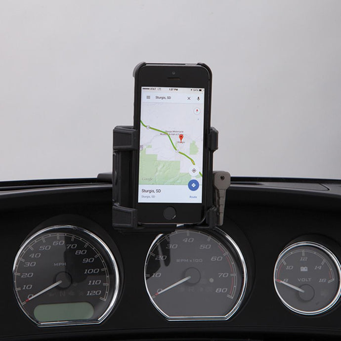 Ciro 50316 Smartphone Holder without Charger with Fairing Mount - Black