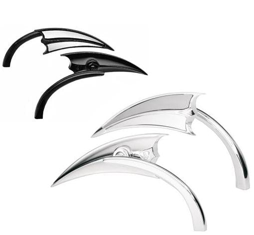 Arlen Ness 13-061 Micro Die-Cast Scoop Mirror - Right - Chrome