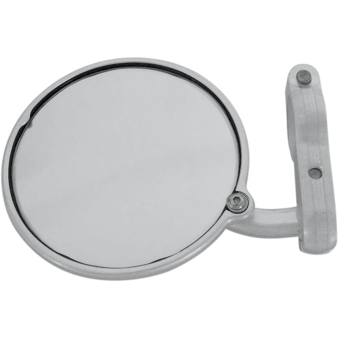 Crg HS-201-L Hindsight Left Side Bar End Mirror - Silver