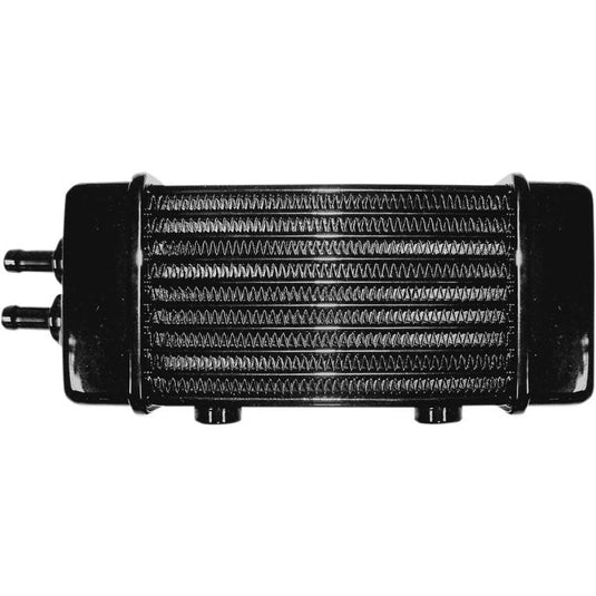 Jagg 3120 Universal 10-Row Oil Cooler - 8.25 L x 4 W x 1.5 D - 2 Mounting Bosses