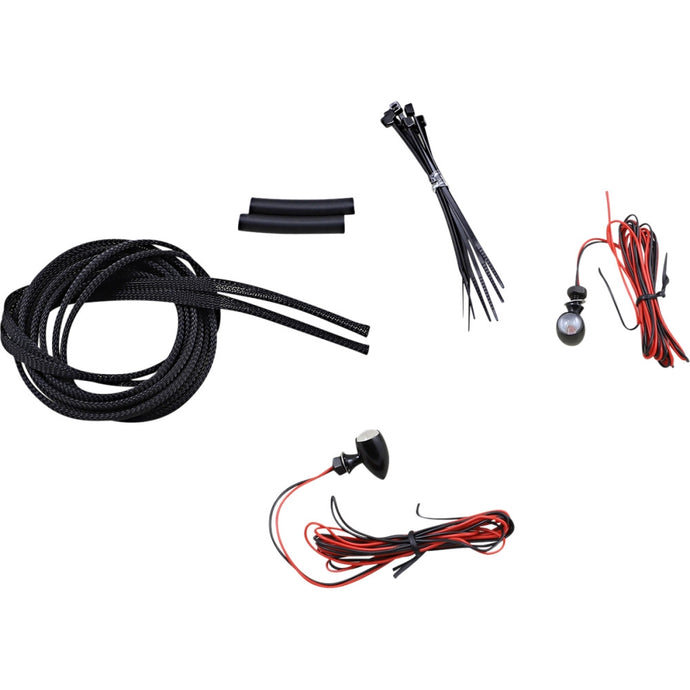 Custom Dynamics CD-MICRO-R-C Micro Bullet LED Turn Signal - Red, Chrome Finish