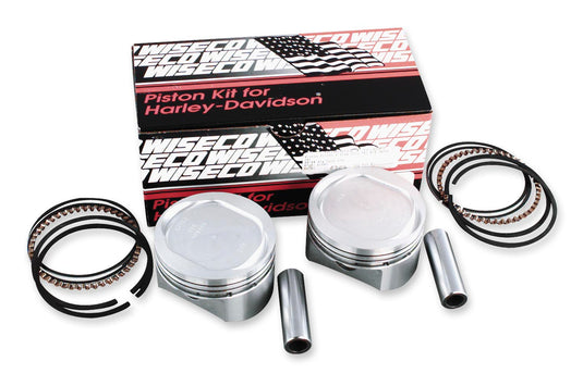 Wiseco VT2719 VT Piston Kit (95ci., Flat Top) - Standard Bore 3.875in, 9:1 Compression