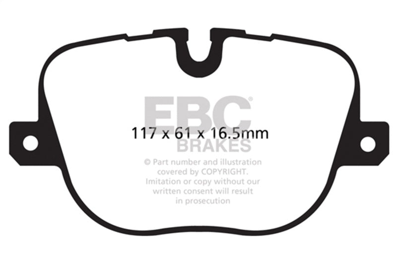 Load image into Gallery viewer, Ebc DP42068R EBC Yellowstuff Brake Pad Sets
