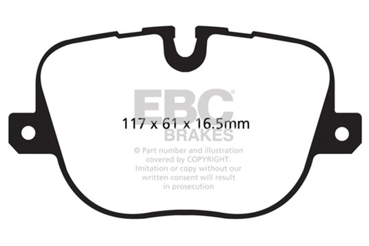 Ebc DP42068R EBC Yellowstuff Brake Pad Sets
