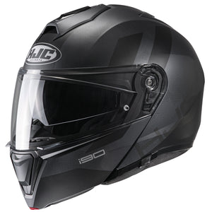 HJC i90 Syrex Snow Helmet with Dual Lens Shield Semi-Flat Black (MC-5SF) Black