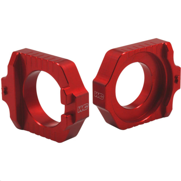 Works Connection 17-255 Elite Axle Blocks Kit - Red