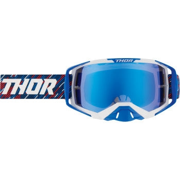 Thor Activate Goggles (One Size Fits Most, Red/White/Blue)