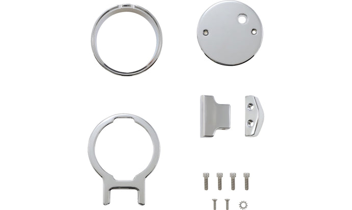La Choppers LA-7397-01C Single Gauge Mount For Performance Riser