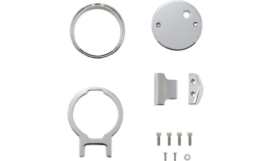 La Choppers LA-7397-01C Single Gauge Mount For Performance Riser