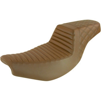 Saddlemen I14-07-176BR Step-Up Front TR and Rear LS Seat - Brown