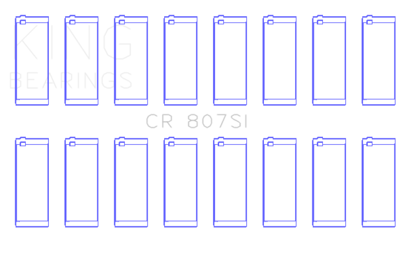 Load image into Gallery viewer, King Engine Bearings CR807SI KING Connecting Rod Bearings
