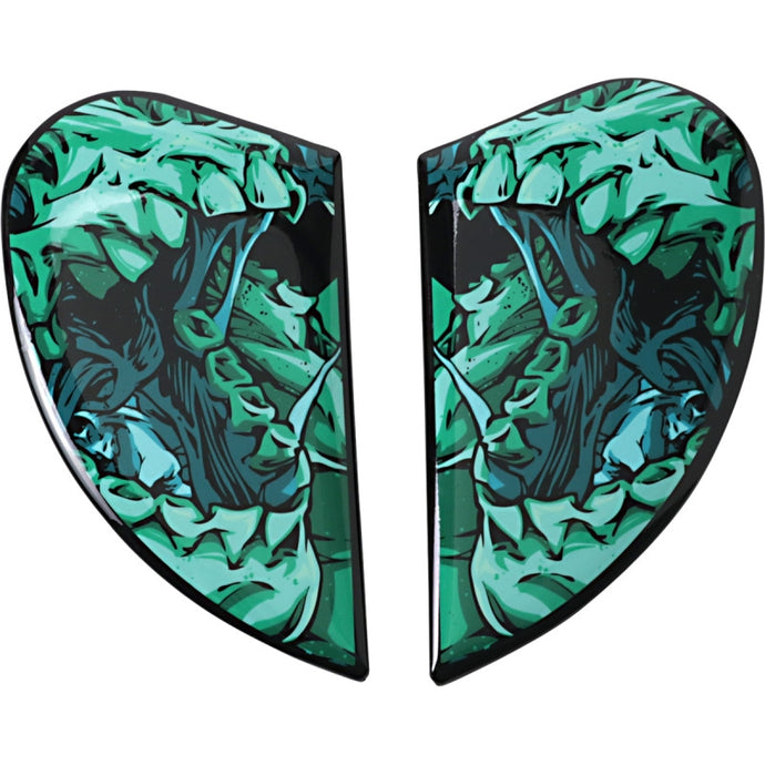 Icon Side Plate for Airform Helmets - Parahuman Blue