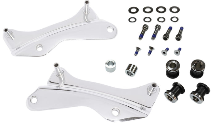 Drag Specialties 1510-0495 Quick-Detach Tour Box Mount - Chrome
