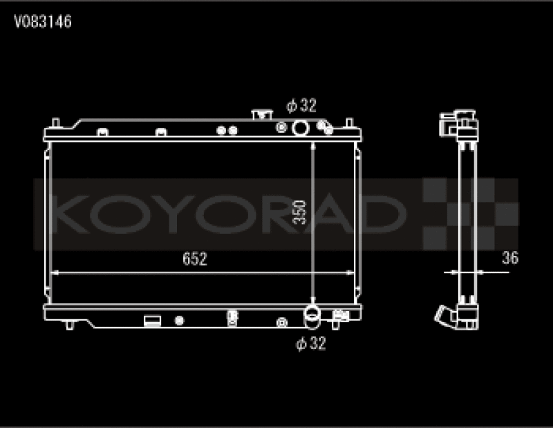 Load image into Gallery viewer, Koyo V083146 KOY Racing Radiators
