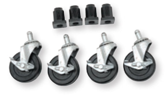 Parts Unlimited 9903-0609 Caster Wheels for Tire Rack