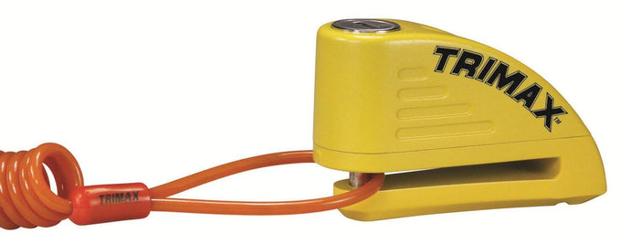 Trimax TAL88YL Alarm Disc Lock - Yellow
