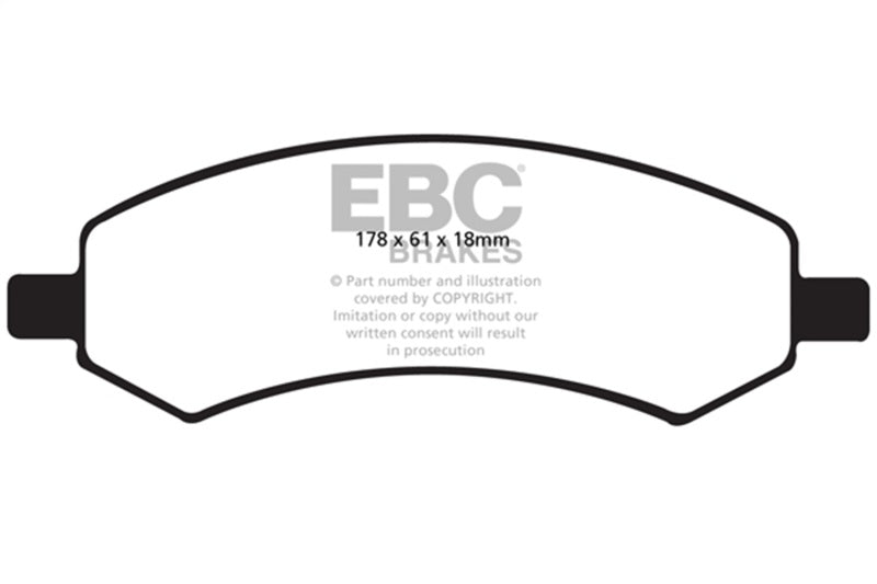 Load image into Gallery viewer, Ebc DP41738R EBC Yellowstuff Brake Pad Sets

