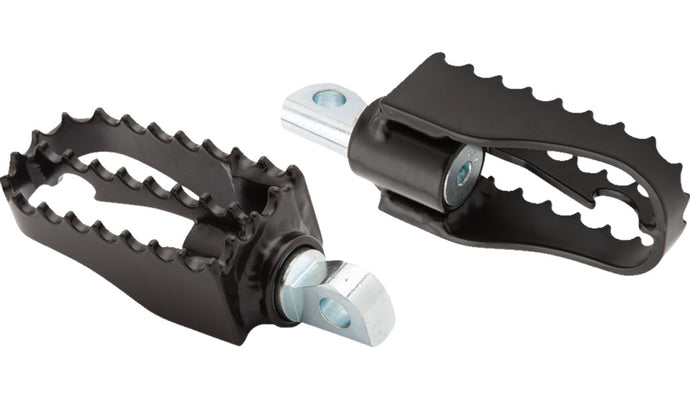 Burly Brand B13-1010B MX-Style Mini Footpegs - Driver/Passenger