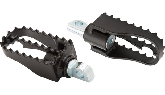 Burly Brand B13-1010B MX-Style Mini Footpegs - Driver/Passenger