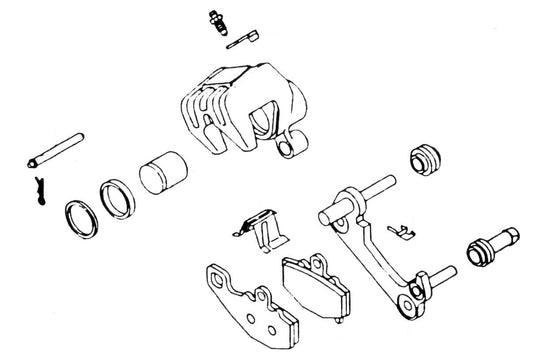 K&L Supply 32-1334 Brake Caliper Rebuild Kit