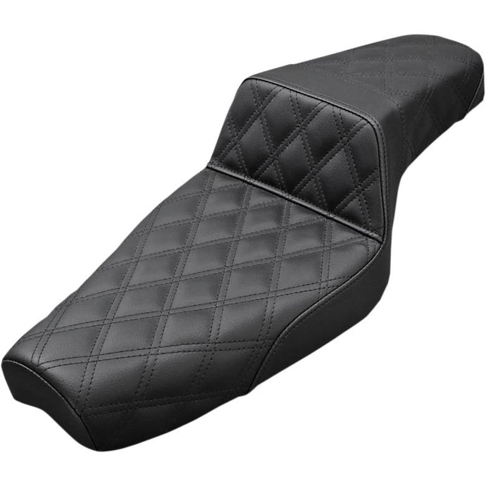 Saddlemen 807-03-175 Step-Up Full Lattice Stitch Seat - Black