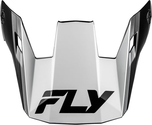 Fly Racing Visor for Rayce Repeat Helmets - Black/White - XS-LG