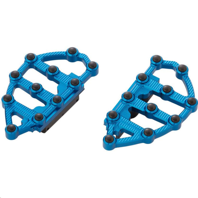 Arlen Ness 06-897 Passenger Floorboards - Blue Anodized