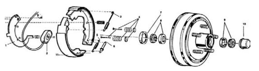 Cequent 6206 Alko Actuating Lever - L.H. - 10in. x 2-1/4in.
