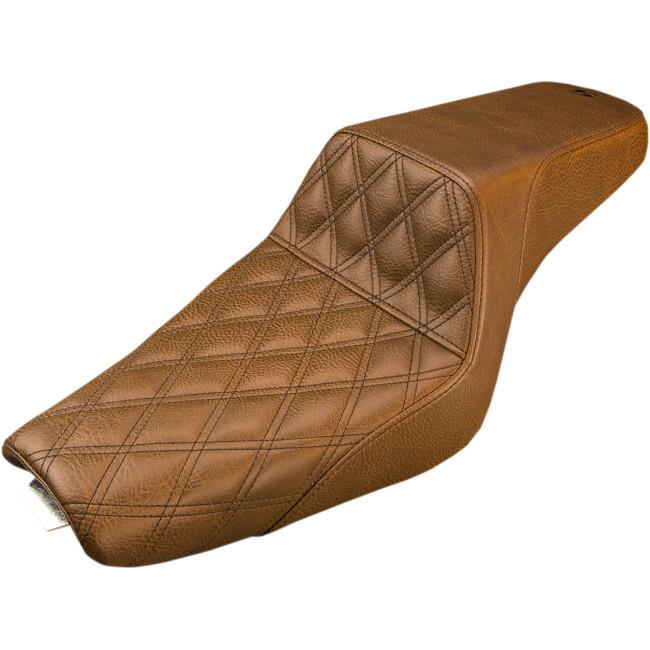 Saddlemen 807-03-172BR Step-Up Front Lattice Stitch Seat - Brown