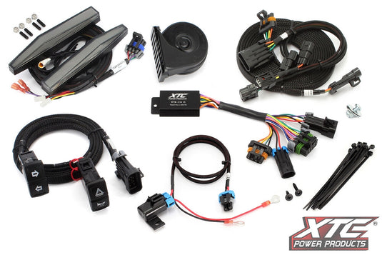 Xtc Power Products ATS-KAW-SV3-DRL Auto Turn Signal Kit - with Horn and Front DRL Lights Can