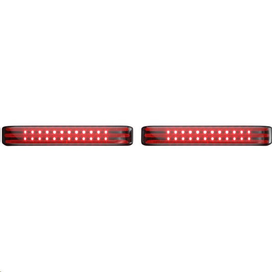 Custom Dynamics PB-SBSEQ-BCM-BS Probeam Sequential LED Saddlebag Light - Gloss Black With Smoke Lens