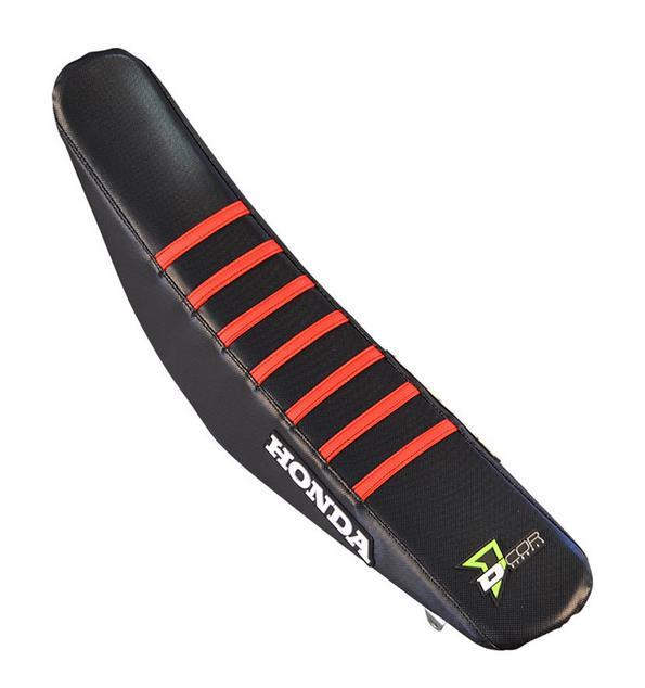 Dcor 30-40-453 Factory Reinforced Seat Cover - Factory Black/Red Ribs