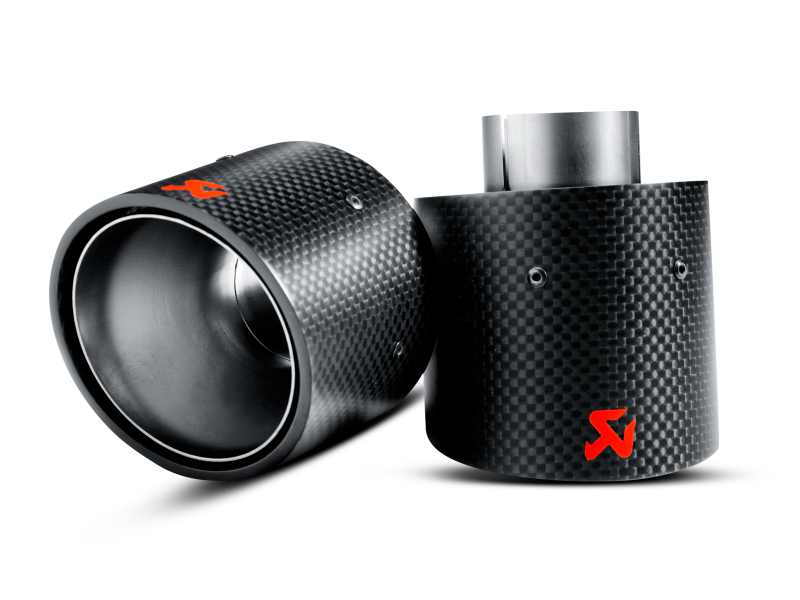 Load image into Gallery viewer, Akrapovic TP-MINR56/57-CA AKR Tail Pipe Set - Carbon
