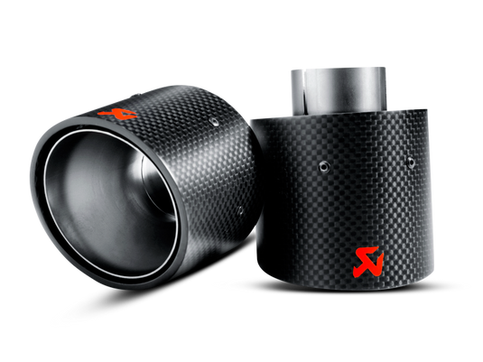 Akrapovic TP-MINR56/57-CA AKR Tail Pipe Set - Carbon