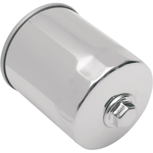 Drag Specialties 0712-0004 Chrome Magnetic Ring Oil Filter with Nut