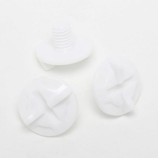 Shoei Cross Visor Screws for Offroad Helmet - White