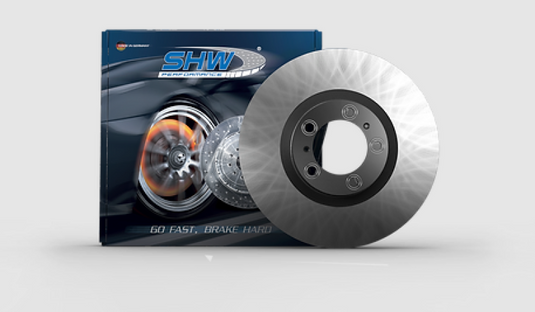Shw Performance VFL37811 SHW Smooth Monobloc Rotors