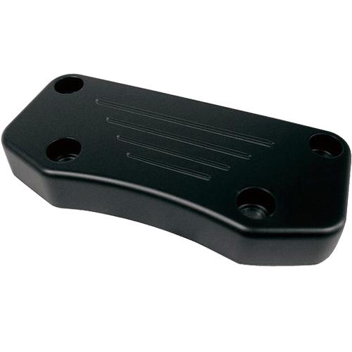 Wild 1 WO506B Ball-Milled Billet Top Clamp with Exposed Mounting Bolts - Blackout