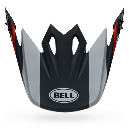 Bell Helmets Visor for MX-9 Dart MIPS Helmets - Gloss Charcoal/Orange