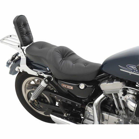 Drag Specialties 0804-0626 Low Profile Double Bucket Seat - Pillow