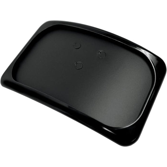 Drag Specialties 2030-0629 Three-Bolt Style Large Radius License Plate Mount - Gloss Black